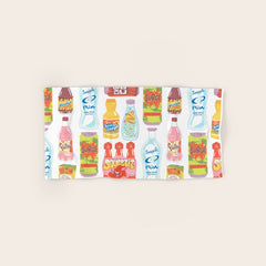 90s Drinks Bath Towel