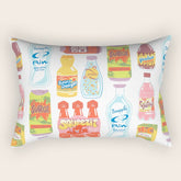 90s Drinks Rectangular Pillow
