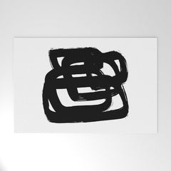 A Heavy Thought White Background Welcome Mat