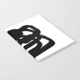 A Heavy Thought White Background Notebook