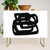 A Heavy Thought White Background Credenza