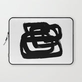 A Heavy Thought White Background Laptop Sleeve