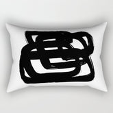 A Heavy Thought White Background Rectangular Pillow