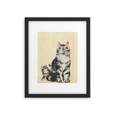 3D Glasses Framed Art Print