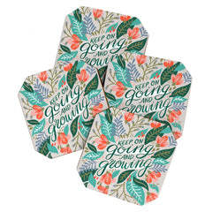 "Keep on Going and Growing" inspired by Eliza Blank, The Sill Coaster