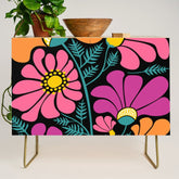 70s Disco Garden Credenza
