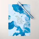 "Here's To Finding Joy, Every Day On The Journey" Wrapping Paper
