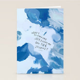 "Here's To Finding Joy, Every Day On The Journey" Stationery Card