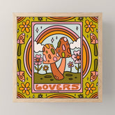 6. The Lovers Mushroom Mini Art Print
