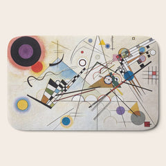 "Composition 8" by Wassily Kandinsky, 1920s Bath Mat