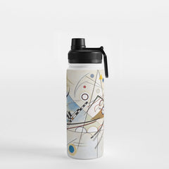 "Composition 8" by Wassily Kandinsky, 1920s Water Bottle