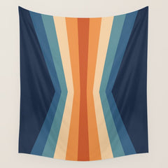 70's Retro Reflection Wall Tapestry