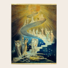 "Jacob's Dream" by William Blake (1805) Poster