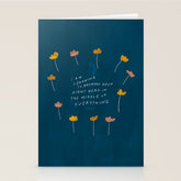 "I Am Learning To Breathe Deep Right Here In The Middle Of Everything." Stationery Card