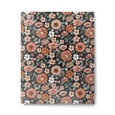 70s flowers - 70s, retro, spring, floral, florals, floral pattern, retro flowers, boho, hippie, earthy, muted Metal Print
