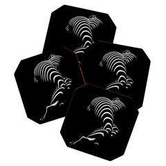 0774-AR BBW Sensual Legs Hips and Ass of a Large Woman Big Beautiful Art Nude Black and White Coaster
