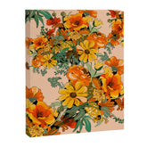 70s Pastel Floral on pink blush Boho Canvas Print