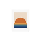 70's Retro Sunset Art Print
