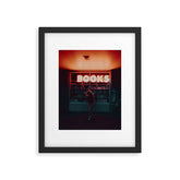 "books!" Framed Art Print