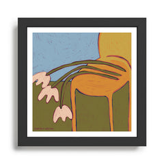 3 Flowers Framed Art Print