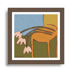 3 Flowers Framed Art Print
