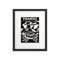 1920s Tiramisu Art Deco Framed Art Print