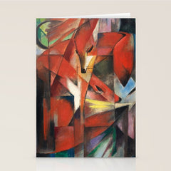 "The Foxes" by Franz Marc, 1913 Stationery Card