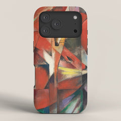 "The Foxes" by Franz Marc, 1913 iPhone Case