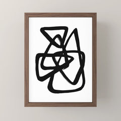 A Family Of Five White Background Mini Art Print