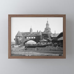 1890 Narragansett Towers & Casino, Narragansett, Rhode Island Mini Art Print