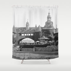1890 Narragansett Towers & Casino, Narragansett, Rhode Island Shower Curtain