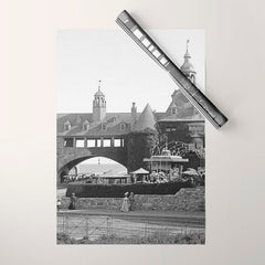 1890 Narragansett Towers & Casino, Narragansett, Rhode Island Wrapping Paper