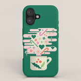 A Cup of Cheer - Warm Wishes Festive Holiday Mug iPhone Case