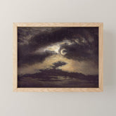 "Clouds in Moonlight" by Knud Baade, 1843 Mini Art Print