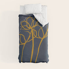 "Let Light Be A Sweet Rebellion In The Shadows." Duvet Cover