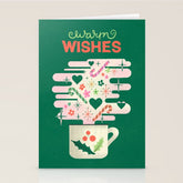 A Cup of Cheer - Warm Wishes Festive Holiday Mug Stationery Card