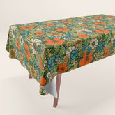 70s Plate Tablecloth