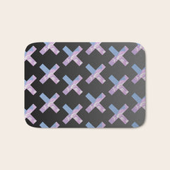 2010s era egirl x pattern Bath Mat