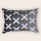 2010s era egirl x pattern Rectangular Pillow
