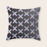 2010s era egirl x pattern Throw Pillow