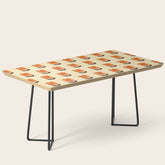 70s Flower Pattern #2 Coffee Table
