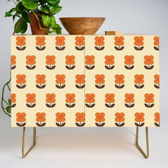 70s Flower Pattern #2 Credenza