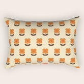 70s Flower Pattern #2 Rectangular Pillow