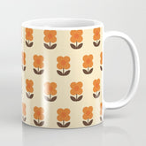 70s Flower Pattern #2 Coffee Mug