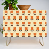 70s Flower Pattern #2 Credenza