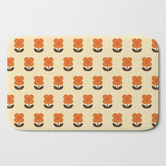 70s Flower Pattern #2 Bath Mat
