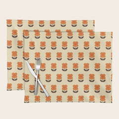 70s Flower Pattern #2 Placemat