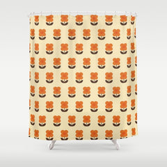 70s Flower Pattern #2 Shower Curtain