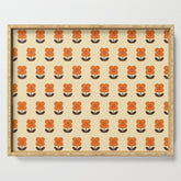 70s Flower Pattern #2 Serving Tray