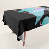 80s Retrowave Design - Memphis Pattern 135 Tablecloth